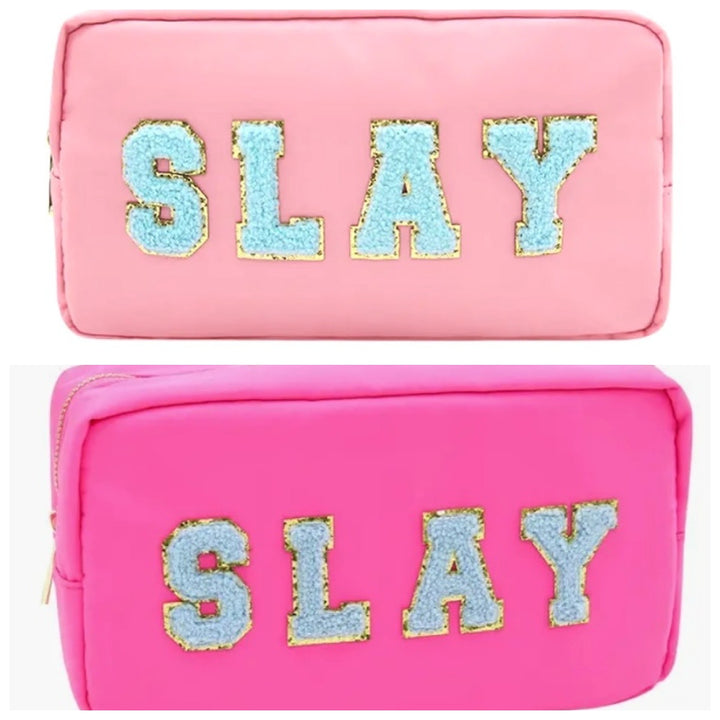 Slay Cosmetic Pouch - Hot Pink