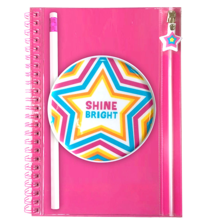 Shine Bright Pencil Pouch Notebook