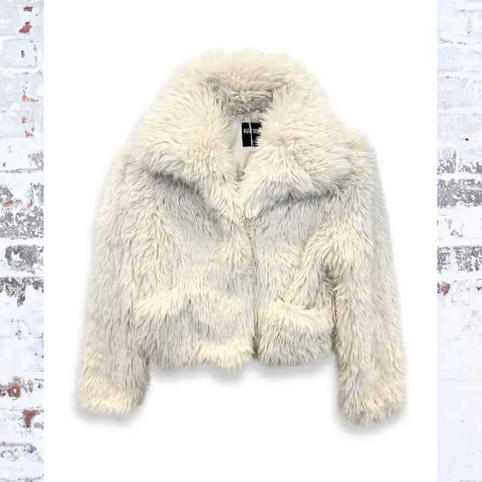 Katie J NYC  Girls Tween Elise Faux Fur Jacket