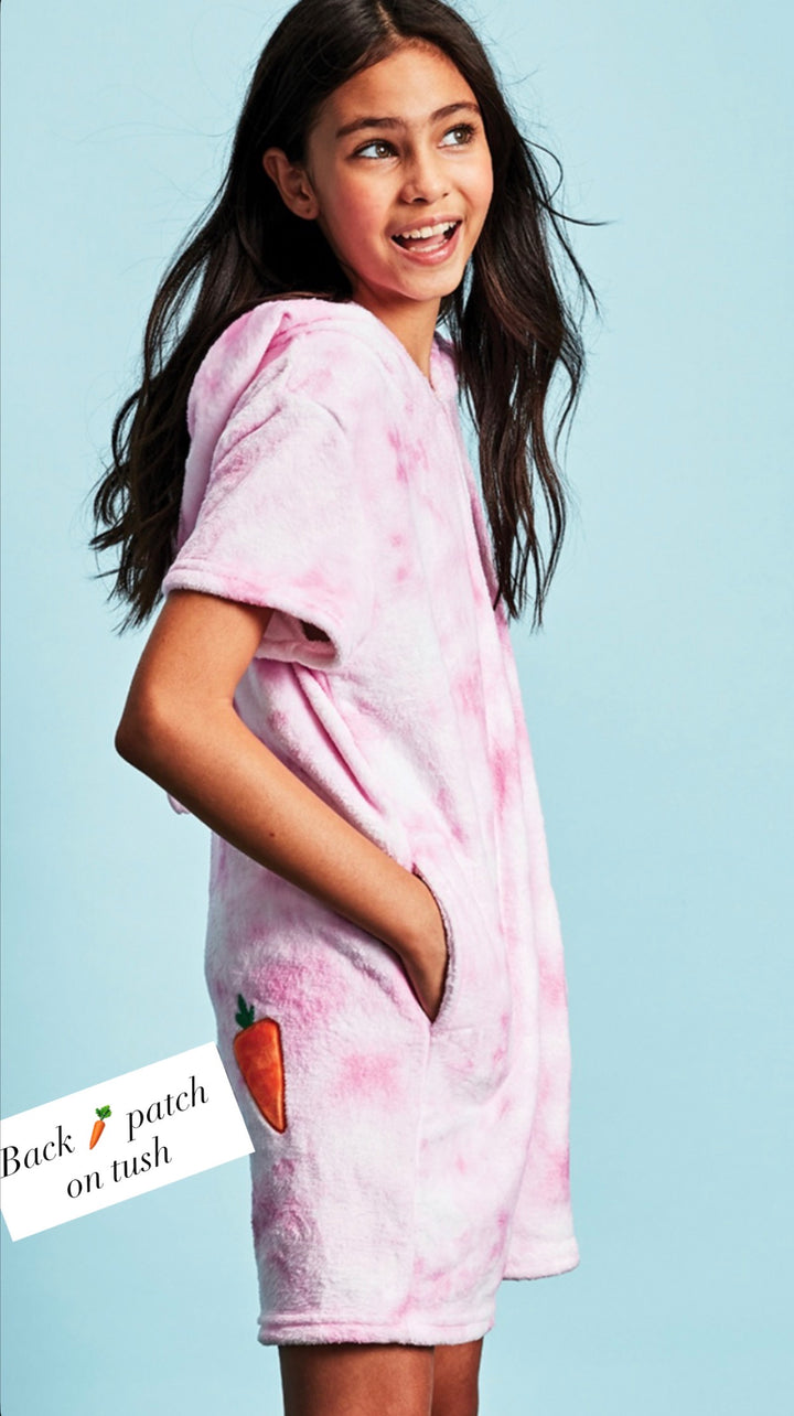 Funny Bunny Plush Short Romper