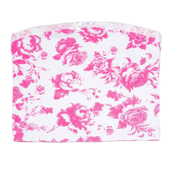 FBZ Flowers by Zoe Tween Maxi Tube Top - Pink Toile