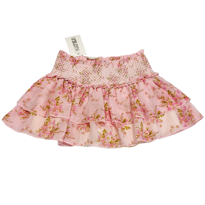 Katie J NYC  Girls Tween Dominque Skort - Pink Bouquet