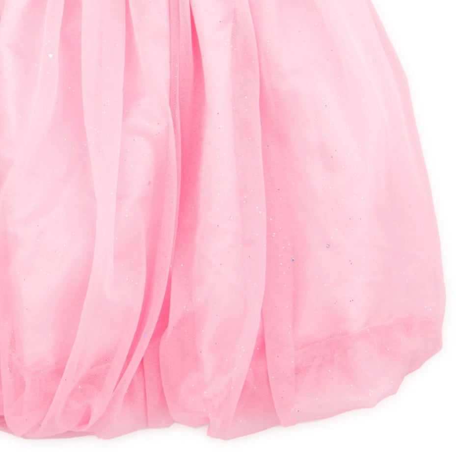 FBZ  Flowers By Zoe Girls Tween Pink Sparkle Bubble Dress