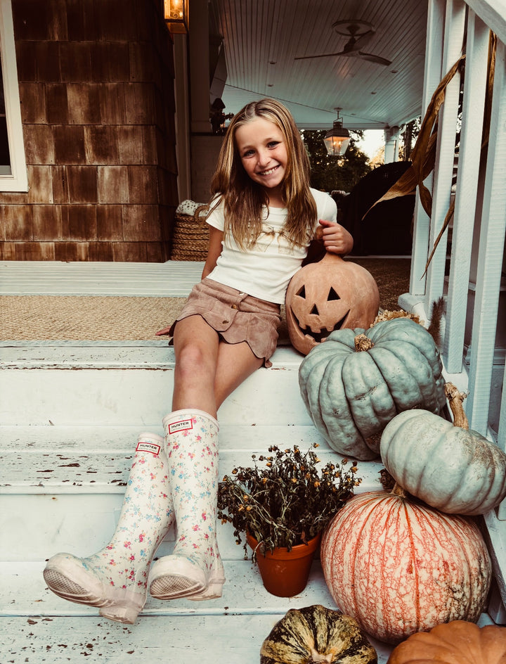 Katie J NYC Girls Tween Autumn Skirt - Latte