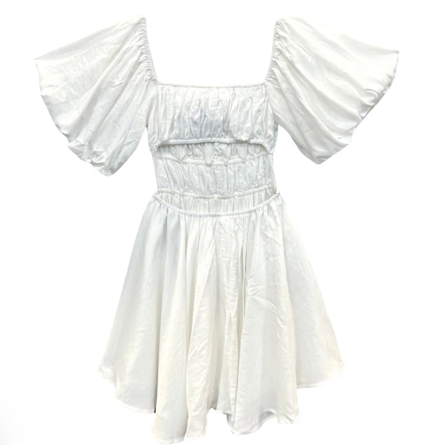 Katie J NYC  Juniors Grace Voluminous Dress - White