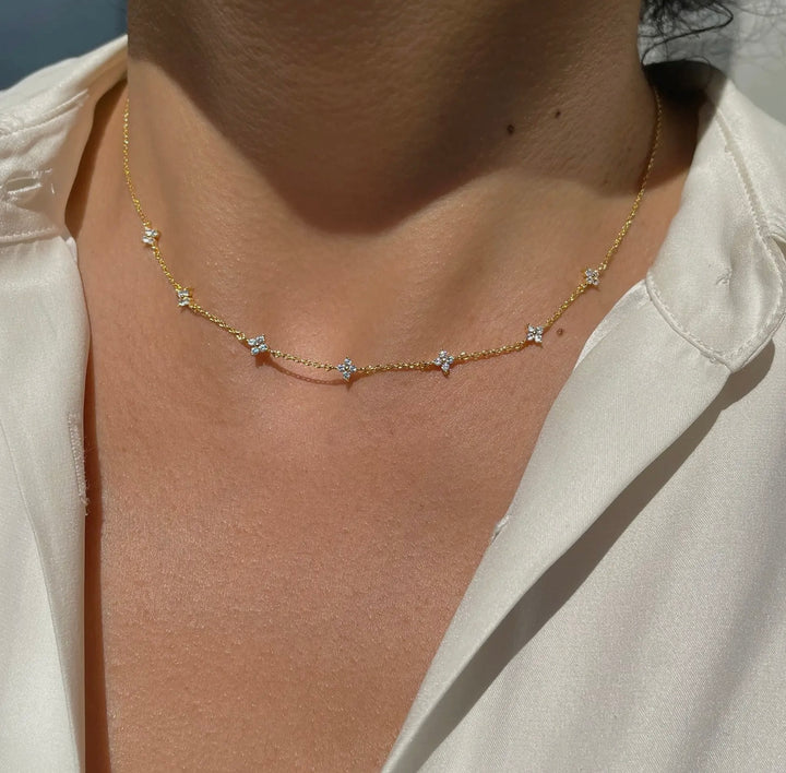 Girls Crew - Shimmer Blossom Necklace