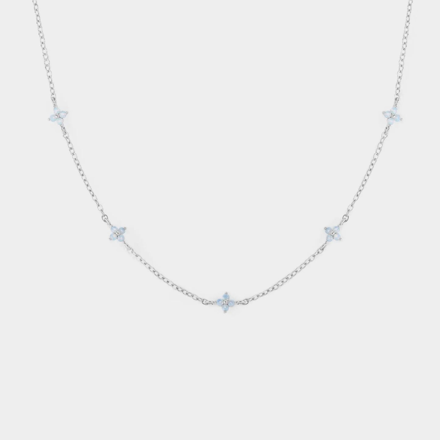 Girls Crew - Blue Blossom Love Necklace