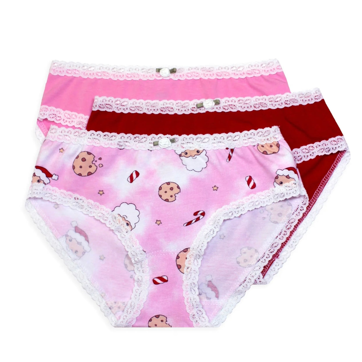 Esme - Santa Cookie Panty 3 Pack