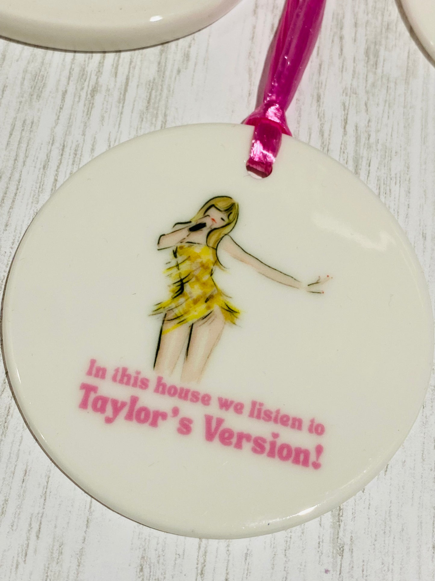 In This House We Listen To Taylor Swift Ornament - Taylor Swift