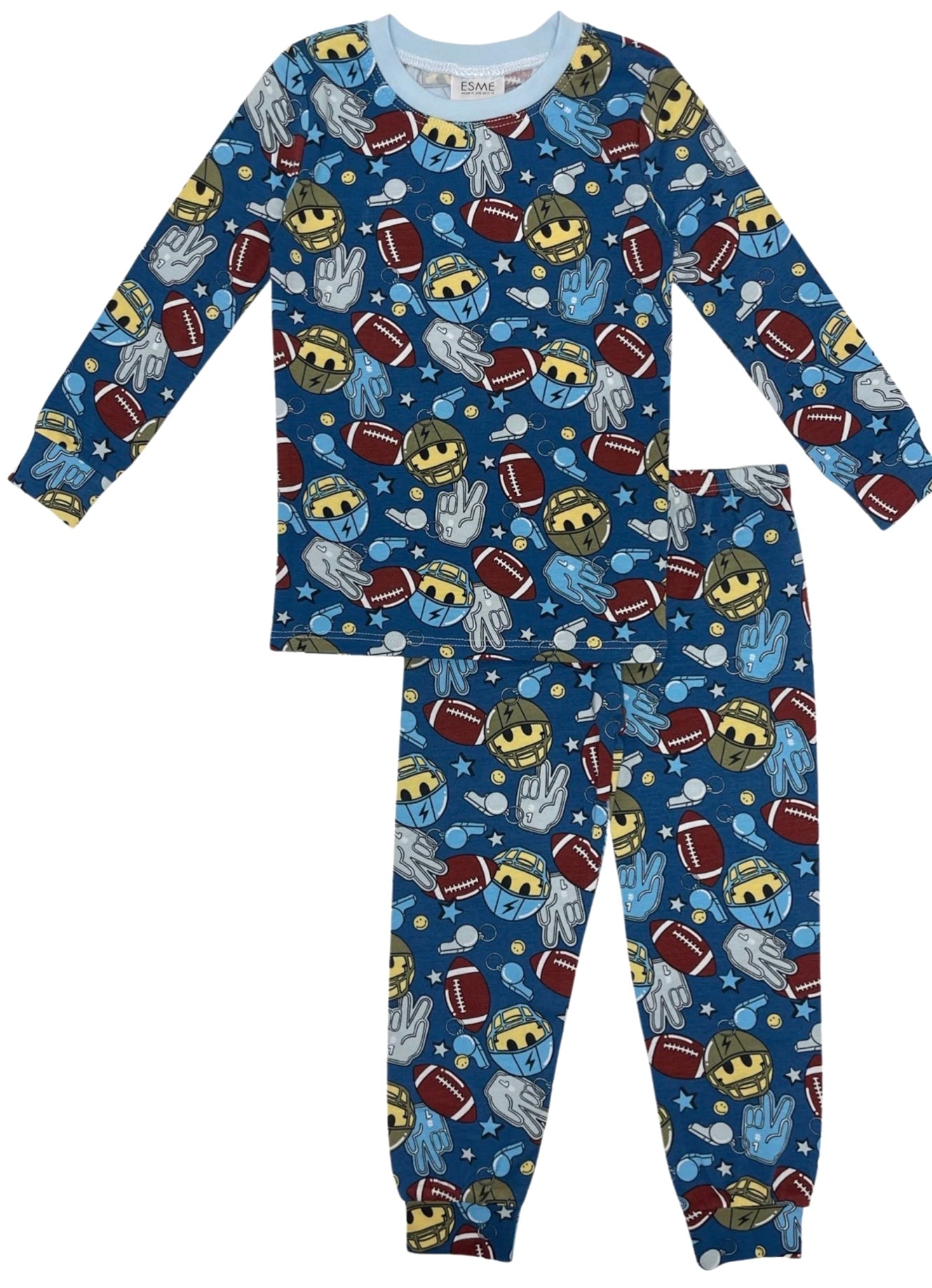 Esme Boy's Football Smiley Pajama Set