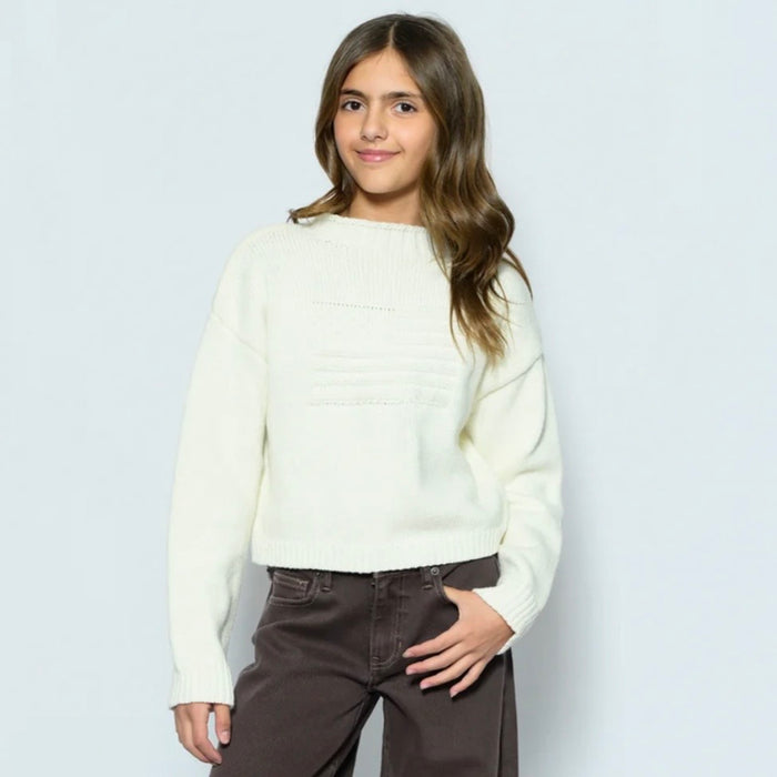 Katie J NYC  Girls Tween Americana Sweater