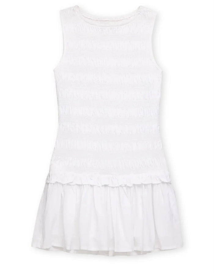 Katie J NYC  Girls Tween Tara Smocked Ruffle Tank Dress