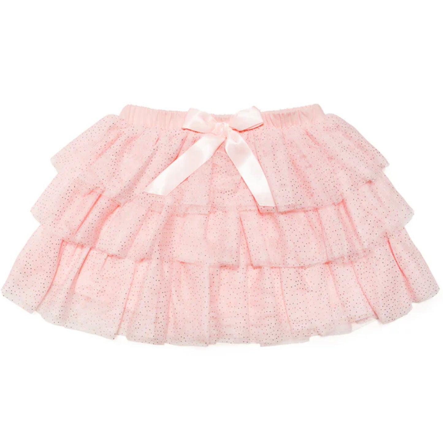 Sweet Wink’s Coquette Pink Bow Tiered Tutu