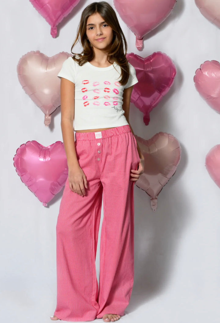 Katie J NYC  Girls Tween Kisses  “BABY” Tee