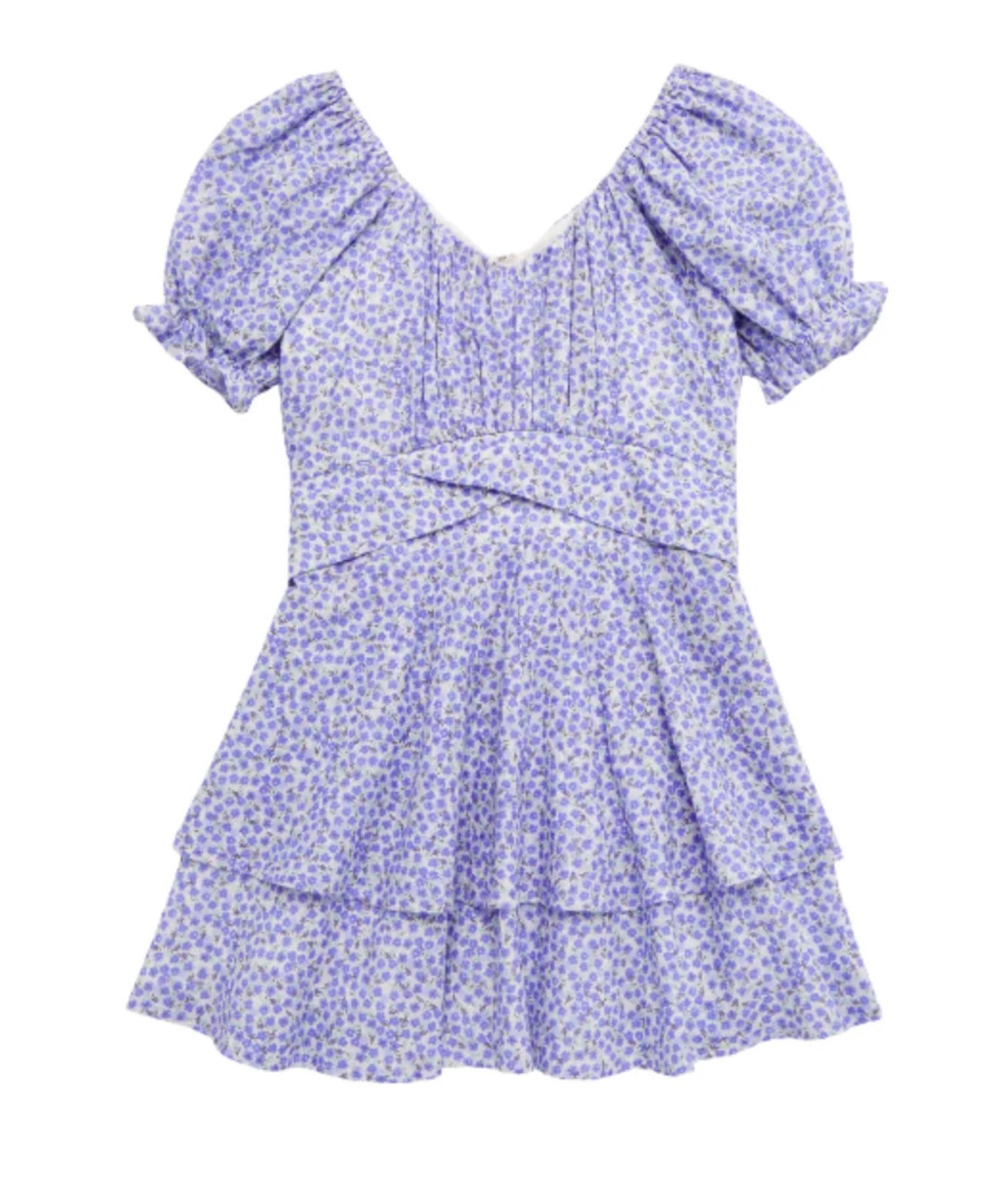Katie J NYC  Juniors Delilah Dress - Lilac Floral