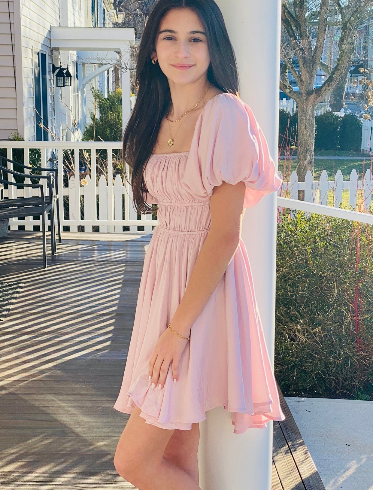 Katie J NYC Juniors Grace Voluminous Dress