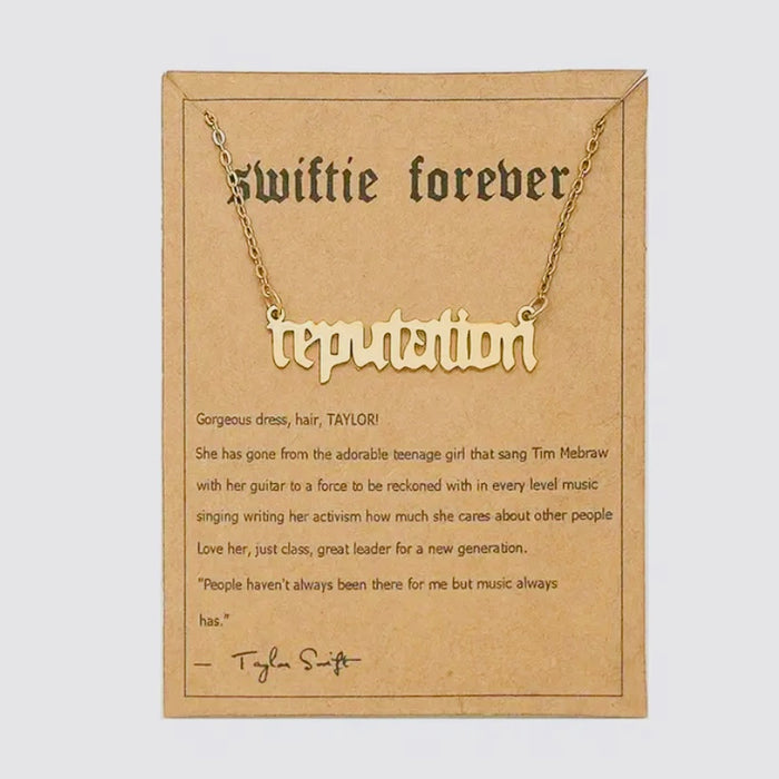 Taylor Inspired Necklaces