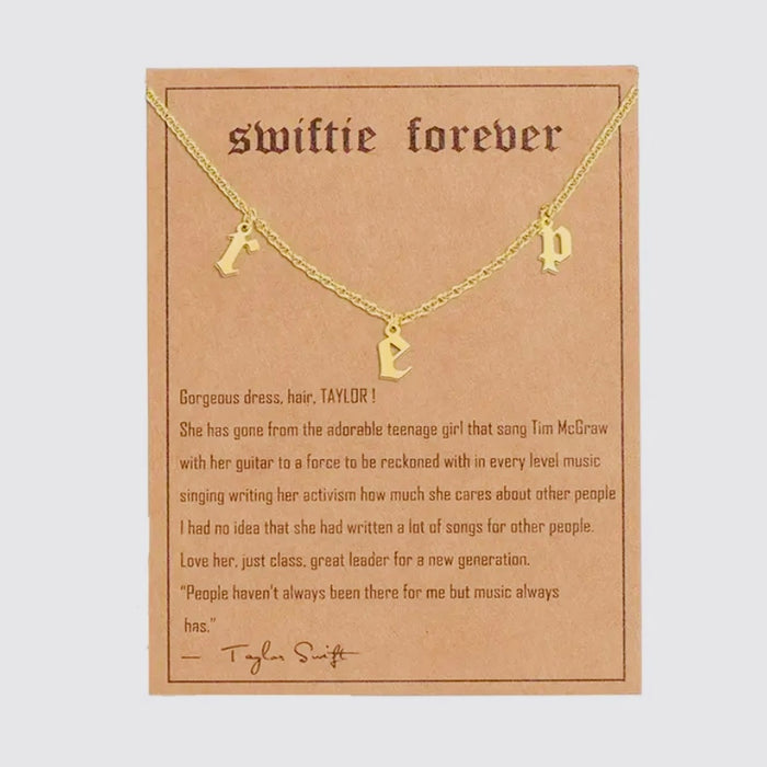 Taylor Inspired Necklaces