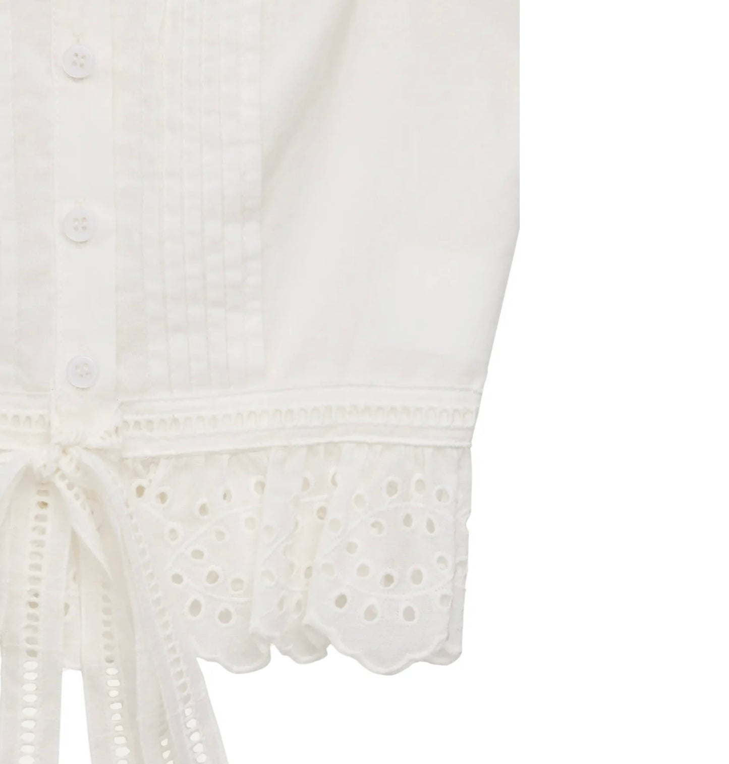 Katie J NYC  Girls Tween Waverly Linen Eyelet Detail Cami Top