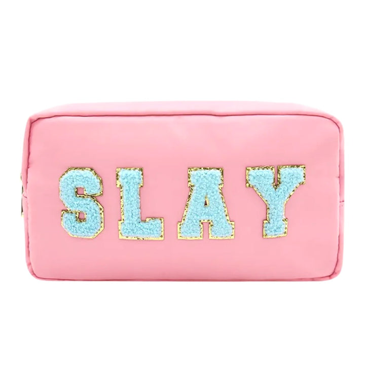 Slay Cosmetic Pouch - Hot Pink