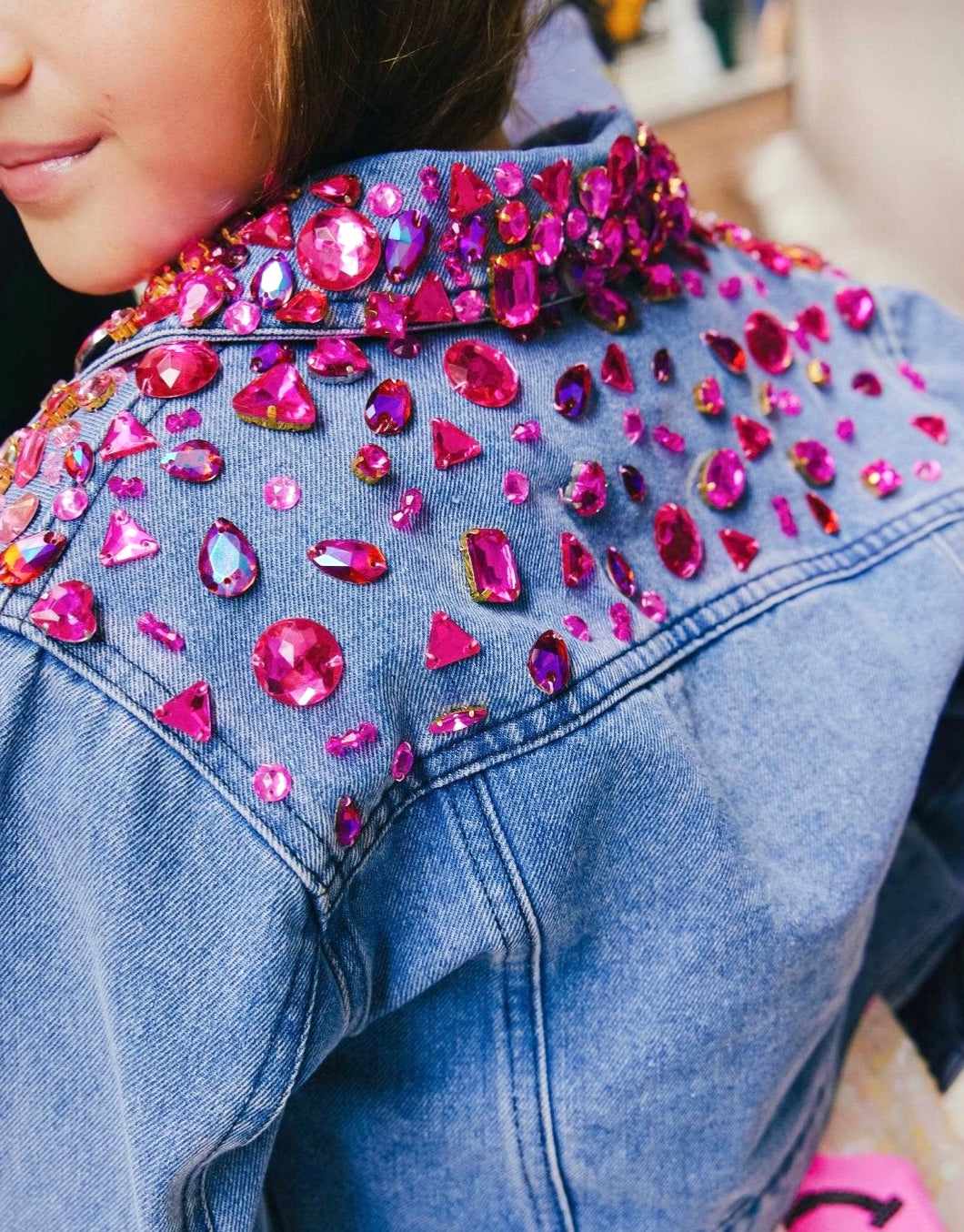 Lola & The Boys SPARKLE QUEEN GEM DENIM