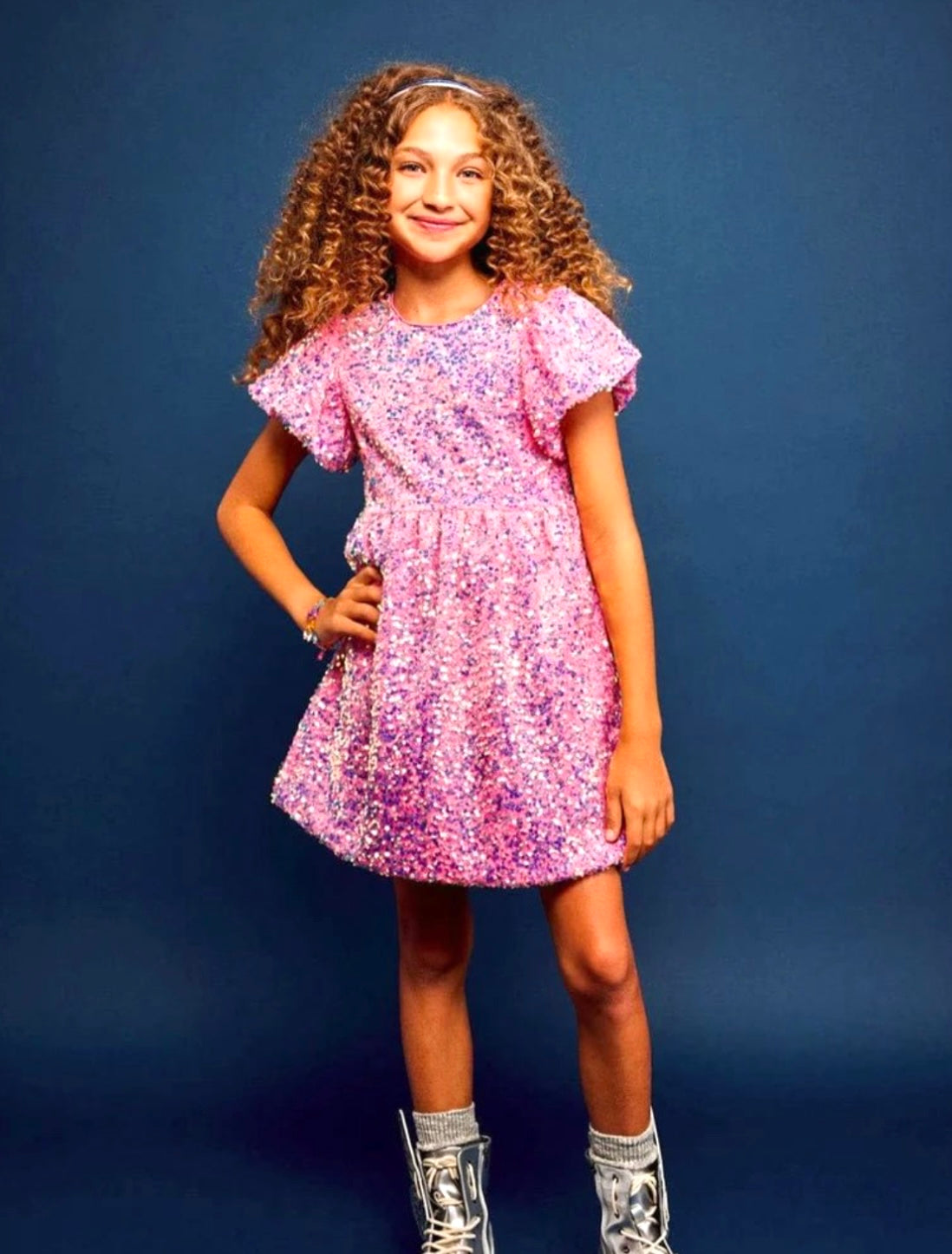 Lola & The Boys Pretty in Pink Sequin Sparkle Dress – I Love Sweet Treatz Lola & The Boys Pretty in Pink Sequin Sparkle Dress – I Love Sweet Treatz