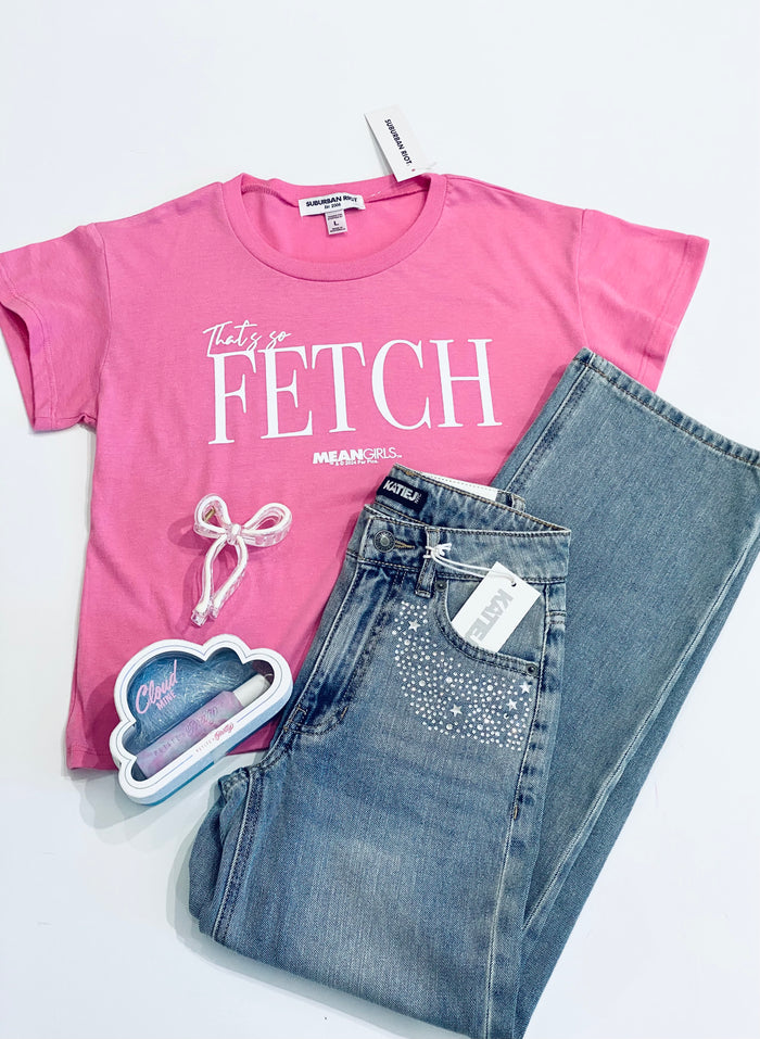 Sub_Urban Riot Girls Tween “So Fetch” Boxy Slight Crop Tee