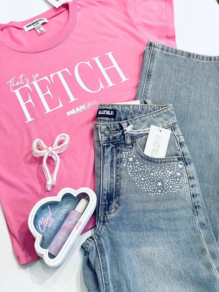 Sub_Urban Riot Girls Tween “So Fetch” Boxy Slight Crop Tee