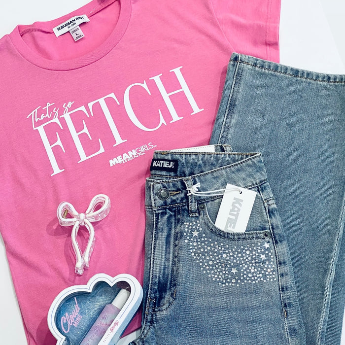 Sub_Urban Riot Girls Tween “So Fetch” Boxy Slight Crop Tee