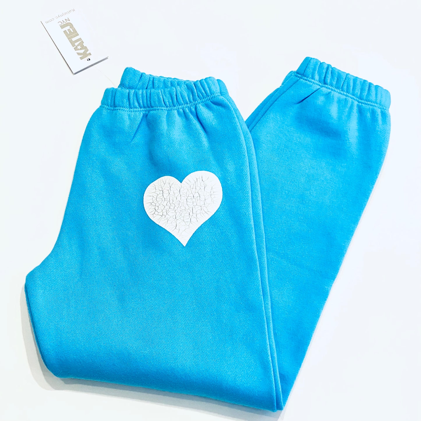 Katie J NYC Junior Shane Sweatpants - Pool Blue