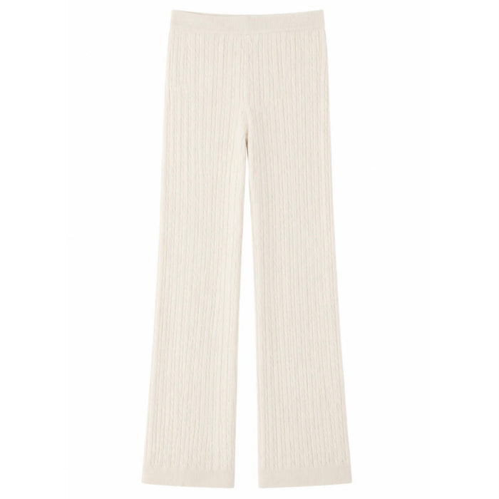 Katie J NYC  Girls Tween Jasmin Cable Wide Leg Pant - Cream