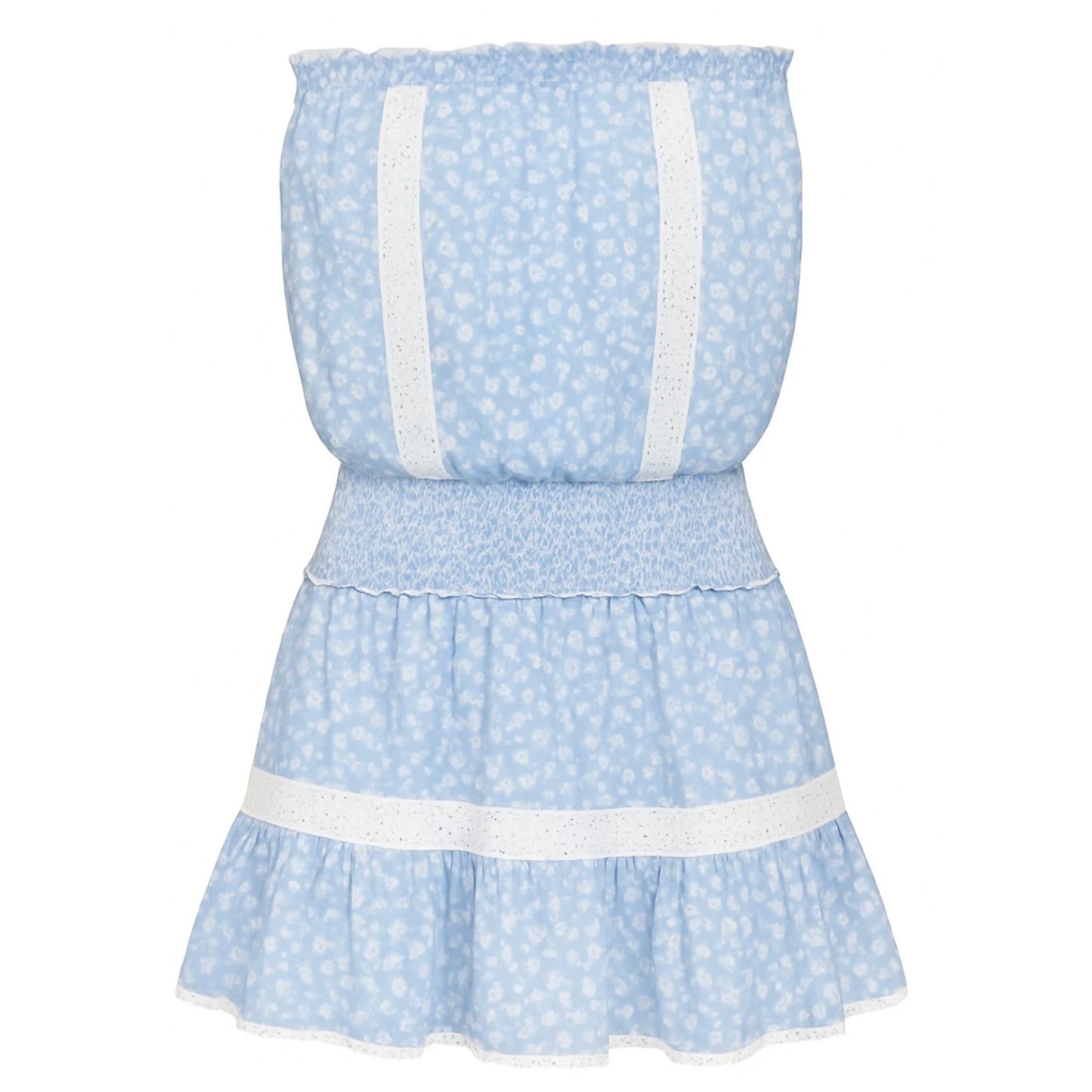 Katie J NYC TWEEN LUCIA DRESS - Blue Ditsy Floral