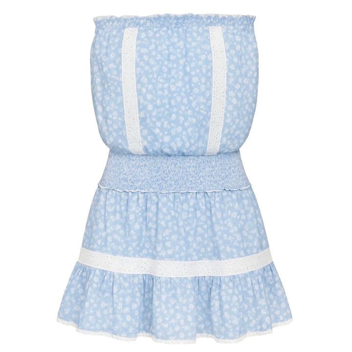 Katie J NYC TWEEN LUCIA DRESS - Blue Ditsy Floral