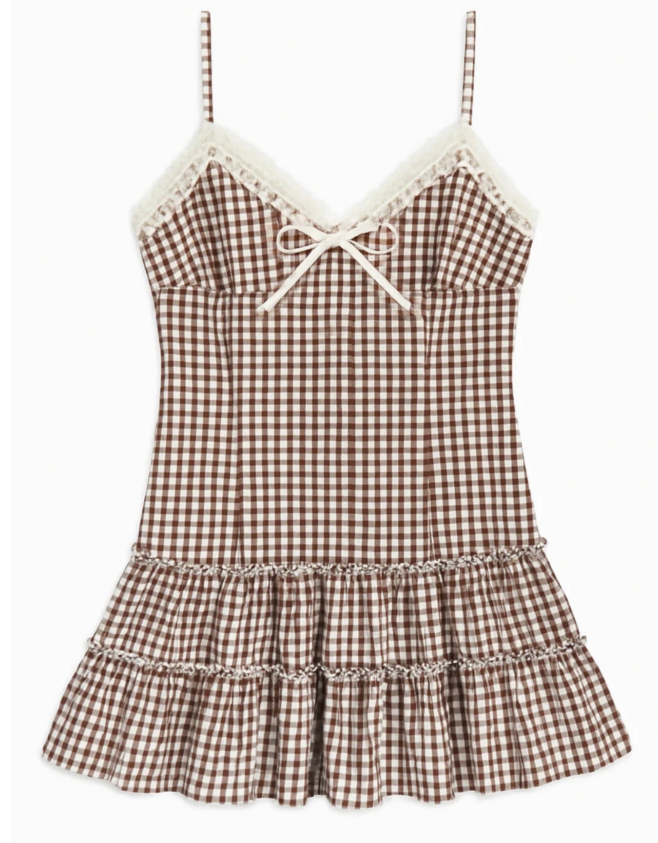 Katie J NYC TWEEN FAWN LACE TRIM SUNDRESS