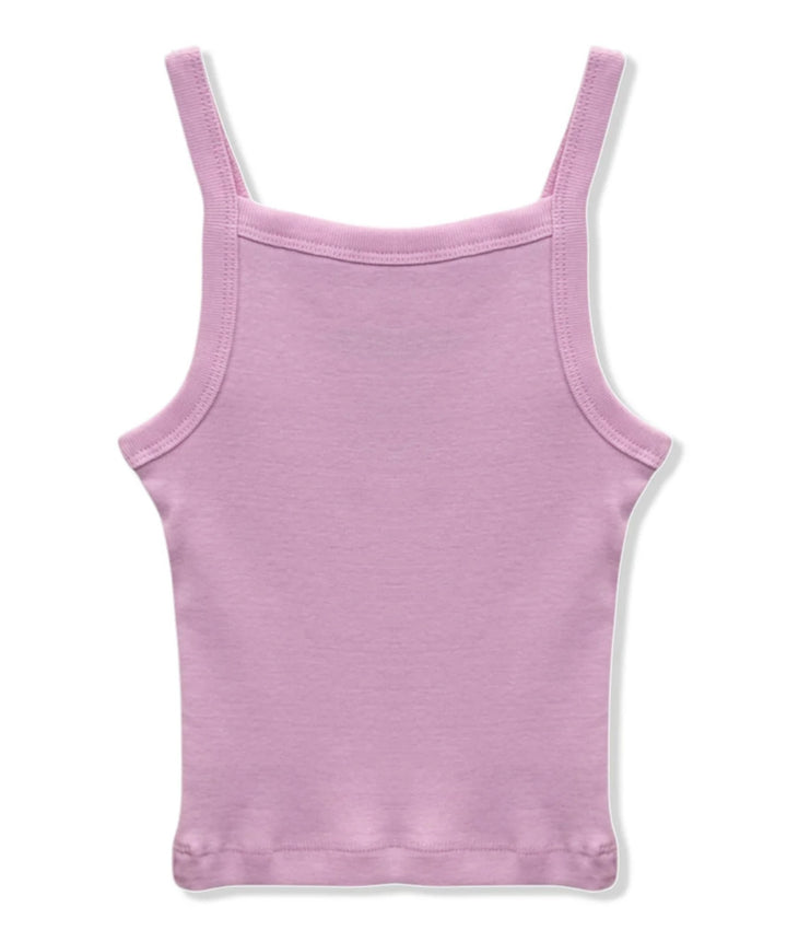 Katie J NYC  Girls Tween Tori Ribbed Tank - Baby Pink