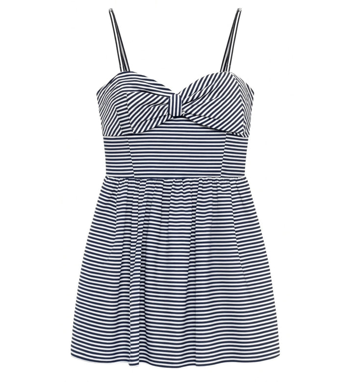 Katie J NYC JUNIORS CALYPSO STRAPLESS NAUTICAL DRESS