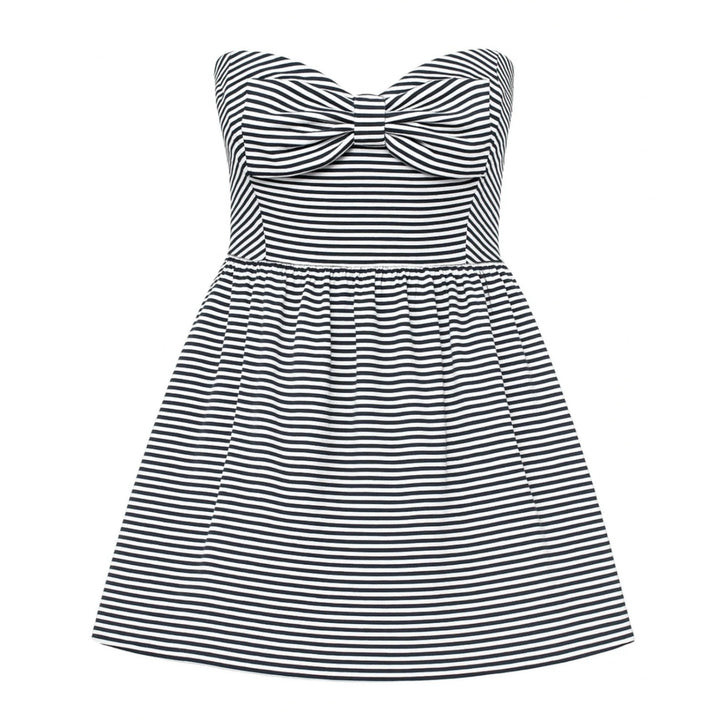 Katie J NYC JUNIORS CALYPSO STRAPLESS NAUTICAL DRESS