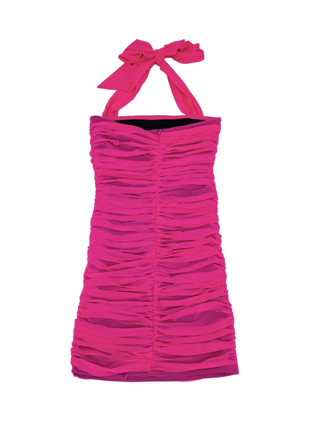 Gold Rush NYC Radiant Pink Mesh Mia Dress