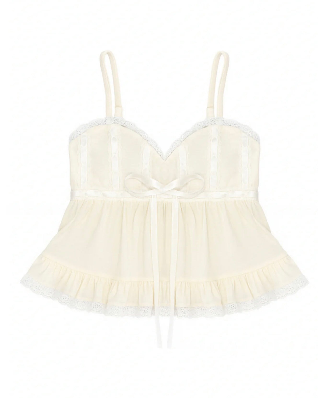 Katie J NYC  Girls Tween Grae Embellished Babydoll Cami Top