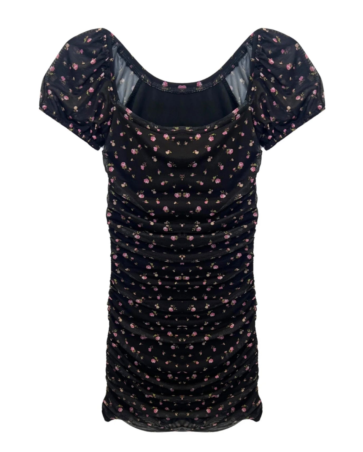 Katie J NYC  Tween Anya Dress - Black Ditsy Print