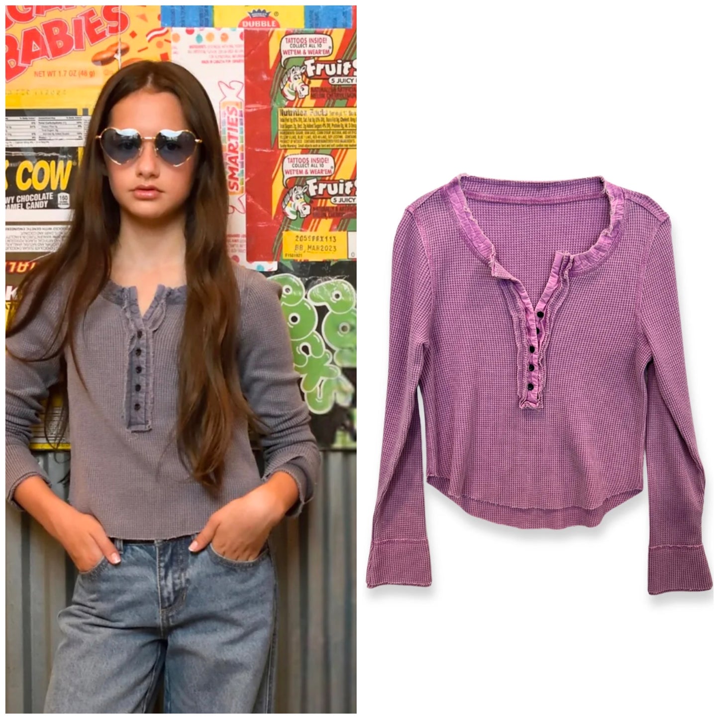 Katie J NYC Tween Wesley Top