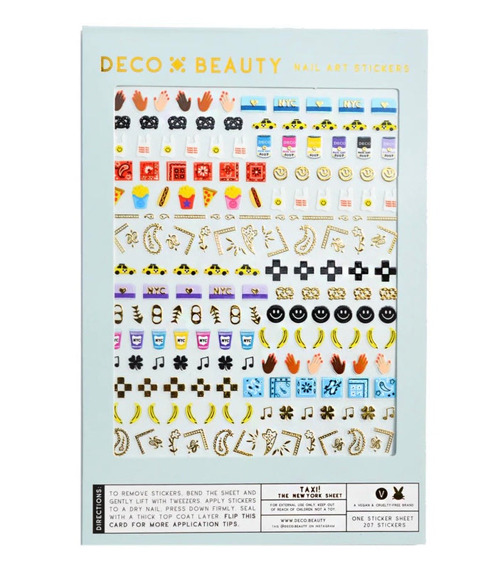 Deco Miami - Taxi Nail Stickers