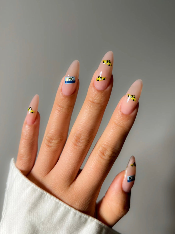 Deco Miami - Taxi Nail Stickers
