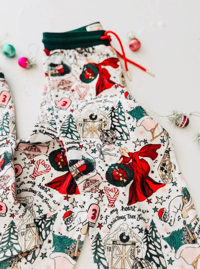 Elizabeth & Faith Swiftie XMas Holiday Lounge Set