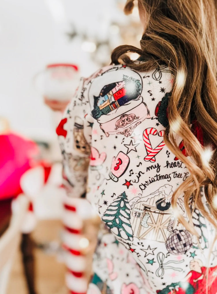 Elizabeth & Faith Swiftie XMas Holiday Lounge Set