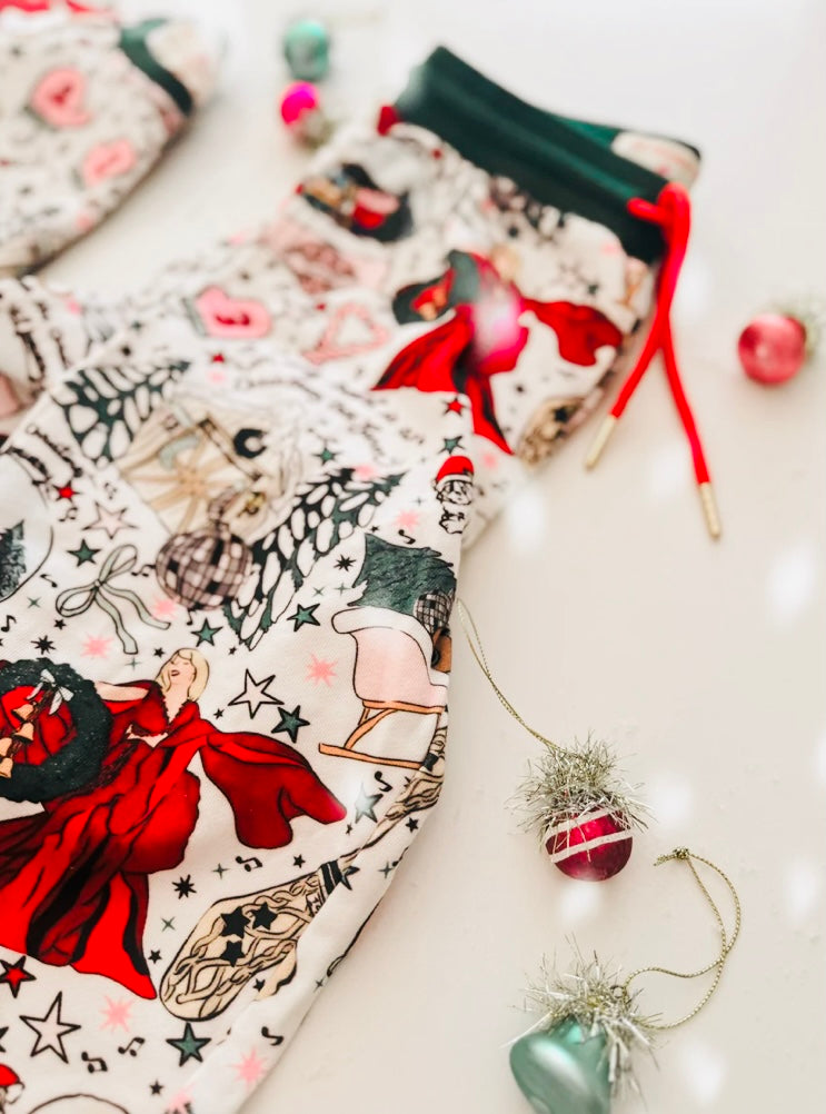 Elizabeth & Faith Swiftie XMas Holiday Lounge Set