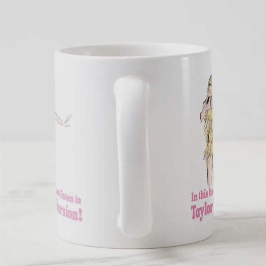 Taylor Swift Coffee Mug Taylor Swift Accent Mug Taylors Version