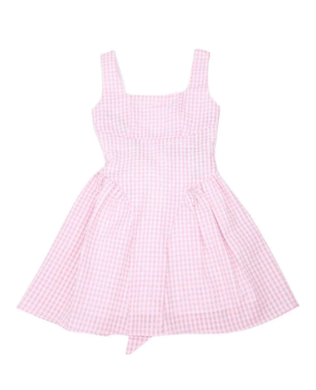 Katie J NYC Juniors Brenna Dress - Pink Gingham