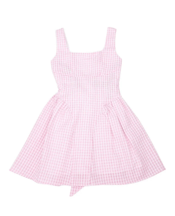 Katie J NYC Juniors Brenna Dress - Pink Gingham