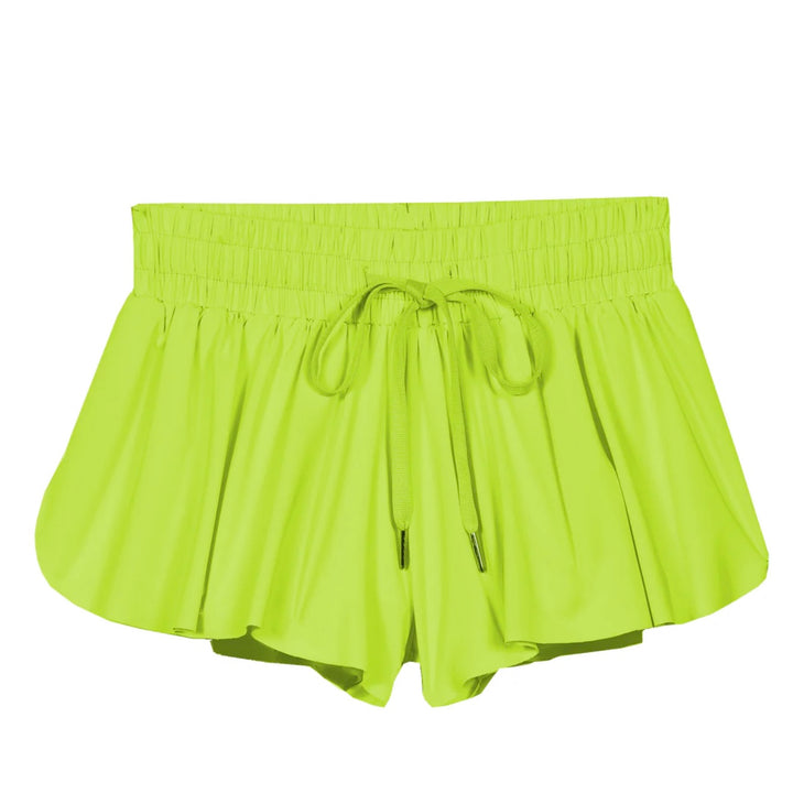 Katie J NYC Girls Tween Farrah Shorts - Neon Yellow